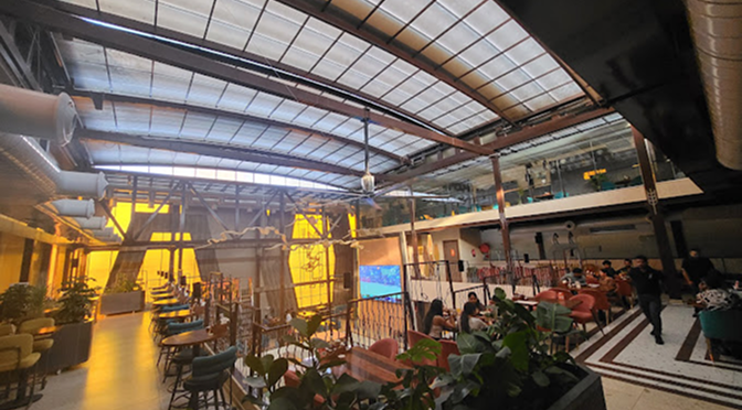 Indoor Motorized Roof Area